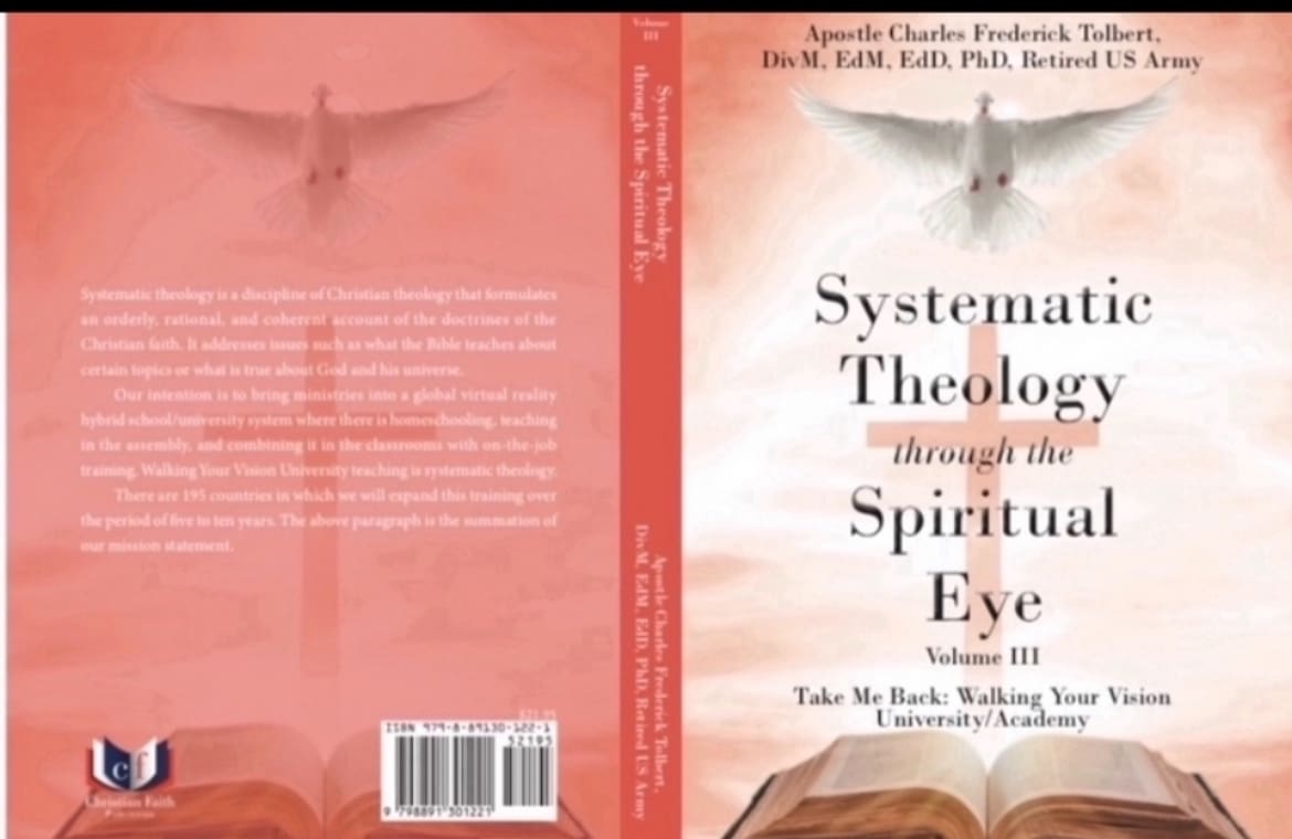 A book cover with an open bible and flying bird.